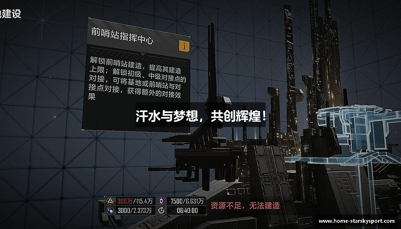 汗水与梦想，共创辉煌！